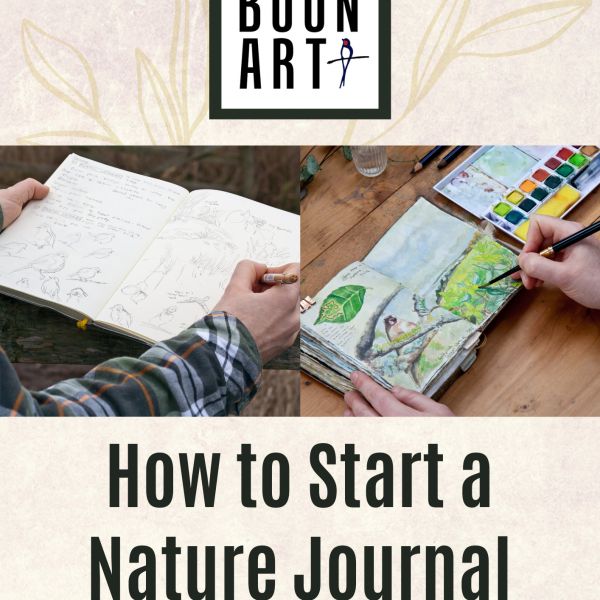 "How to Start a Nature Journal" digital guidebook cover